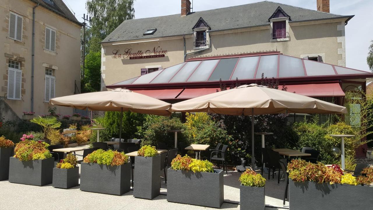 Hotel Restaurant La Goutte Noire Châteaumeillant Exterior foto